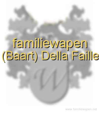 familiewapen (Baart) Della Faille