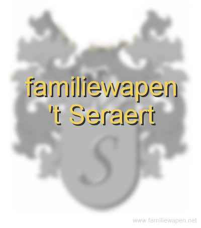 familiewapen 't Seraert