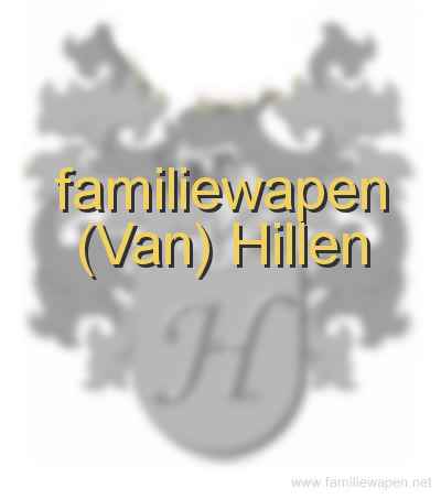 familiewapen (Van) Hillen