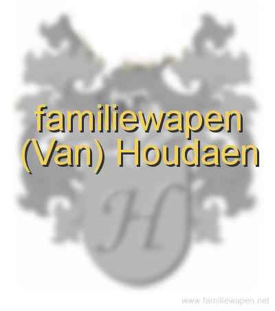 familiewapen (Van) Houdaen