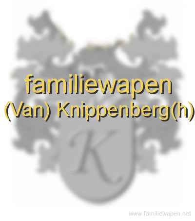 familiewapen (Van) Knippenberg(h)