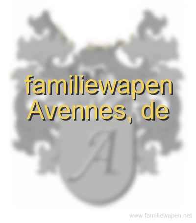 familiewapen Avennes, de