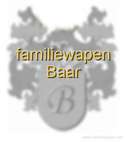 familiewapen Baar