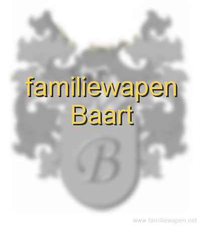 familiewapen Baart