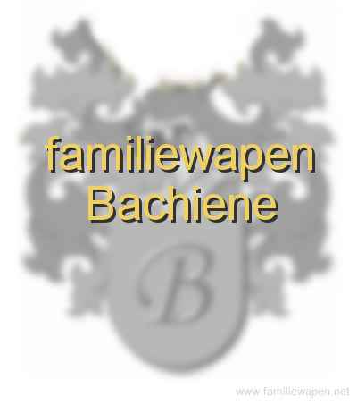 familiewapen Bachiene