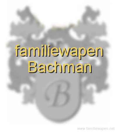 familiewapen Bachman