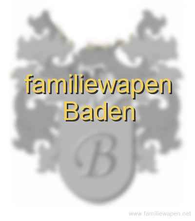 familiewapen Baden