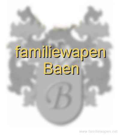 familiewapen Baen