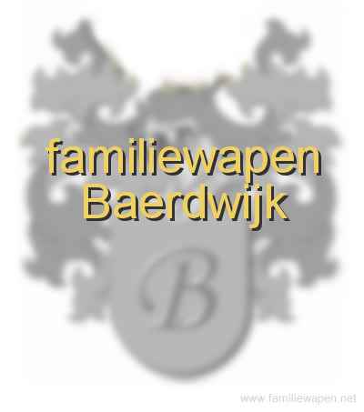 familiewapen Baerdwijk