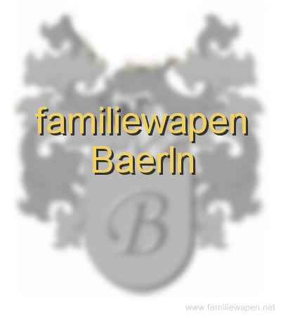 familiewapen Baerln