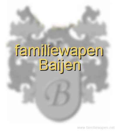 familiewapen Baijen