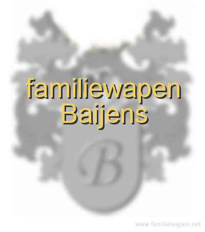 familiewapen Baijens