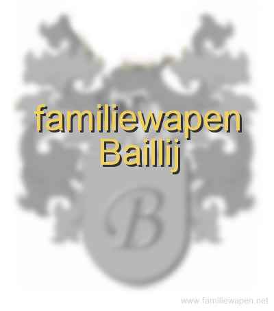 familiewapen Baillij