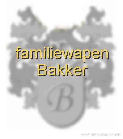 familiewapen Bakker