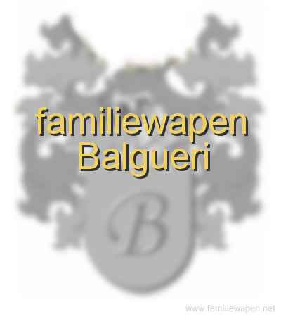 familiewapen Balgueri