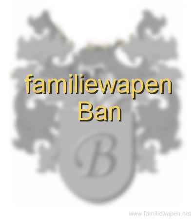 familiewapen Ban