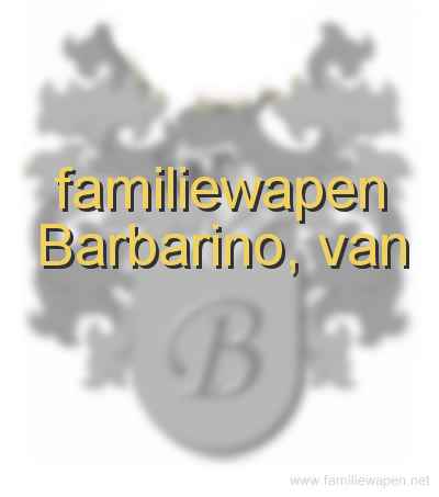 familiewapen Barbarino, van