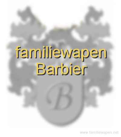 familiewapen Barbier