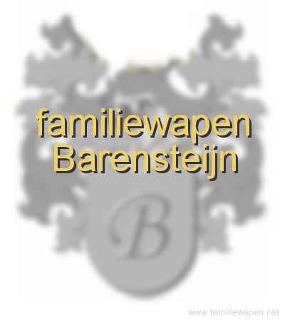 familiewapen Barensteijn