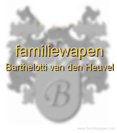 familiewapen Barthelotti van den Heuvel