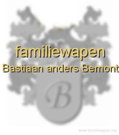 familiewapen Bastiaan anders Bemont