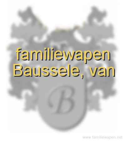 familiewapen Baussele, van