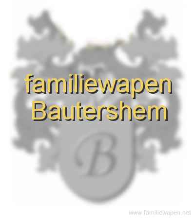 familiewapen Bautershem