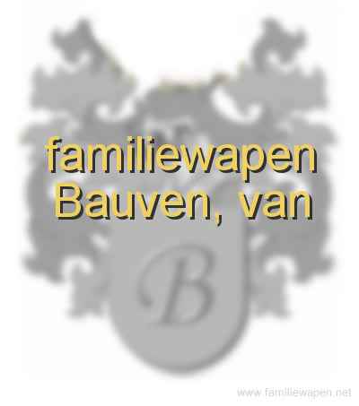 familiewapen Bauven, van