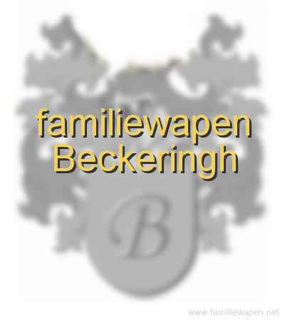 familiewapen Beckeringh