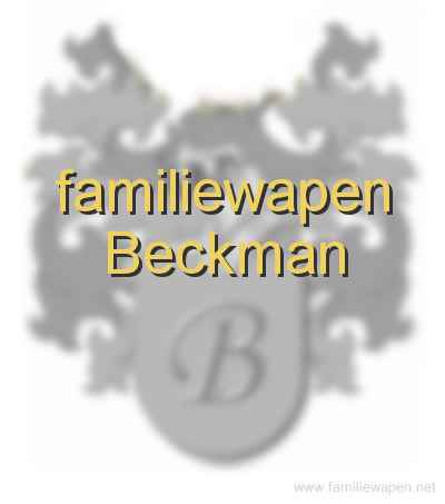 familiewapen Beckman