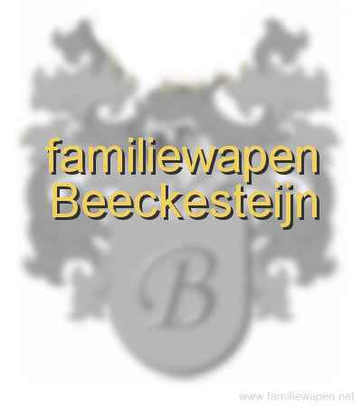 familiewapen Beeckesteijn