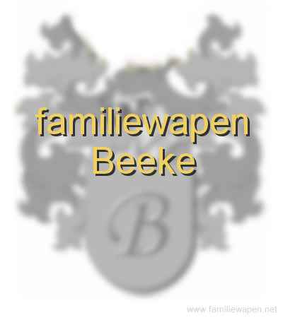 familiewapen Beeke