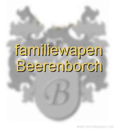 familiewapen Beerenborch