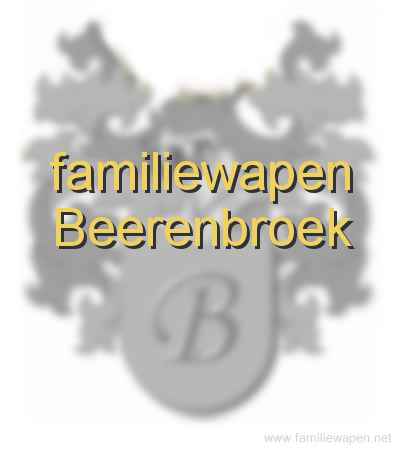 familiewapen Beerenbroek