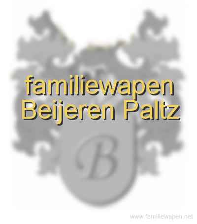 familiewapen Beijeren Paltz