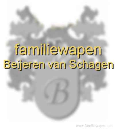 familiewapen Beijeren van Schagen