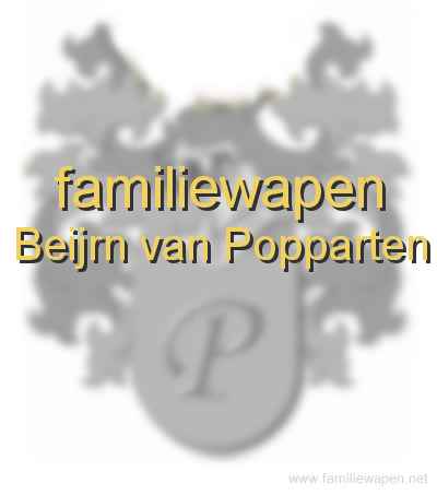 familiewapen Beijrn van Popparten