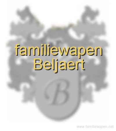 familiewapen Beljaert