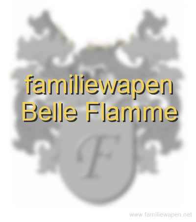 familiewapen Belle Flamme