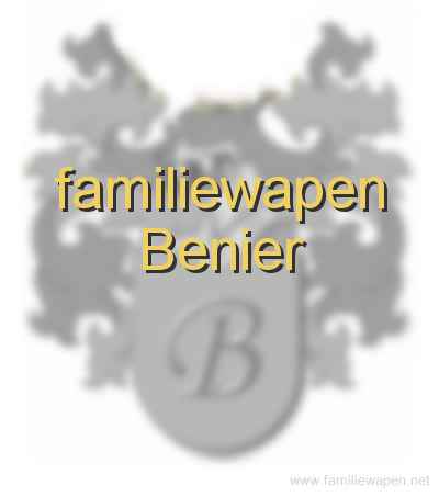 familiewapen Benier