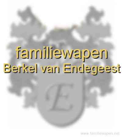 familiewapen Berkel van Endegeest