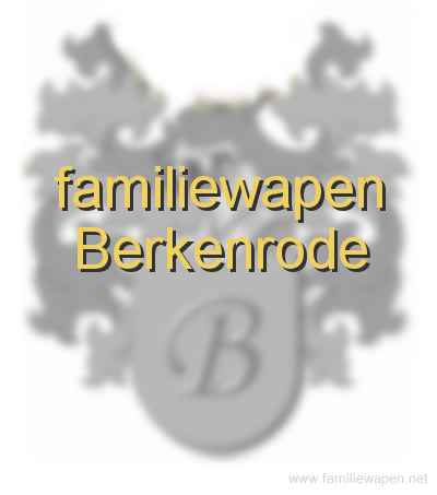 familiewapen Berkenrode