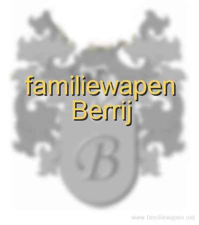 familiewapen Berrij