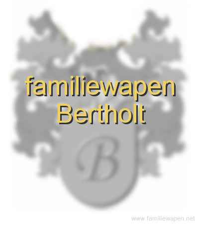 familiewapen Bertholt