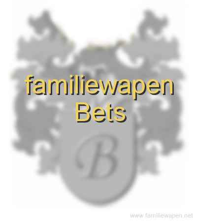 familiewapen Bets