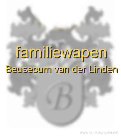 familiewapen Beusecum van der Linden