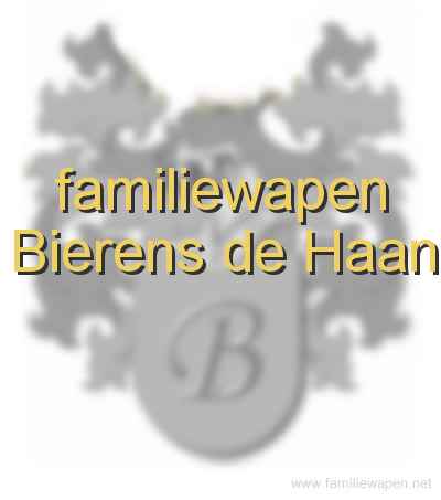 familiewapen Bierens de Haan