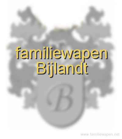 familiewapen Bijlandt