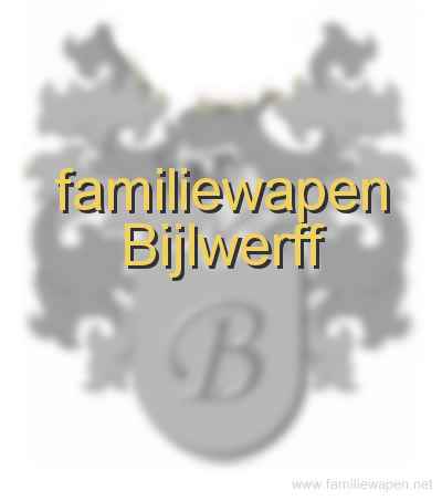 familiewapen Bijlwerff