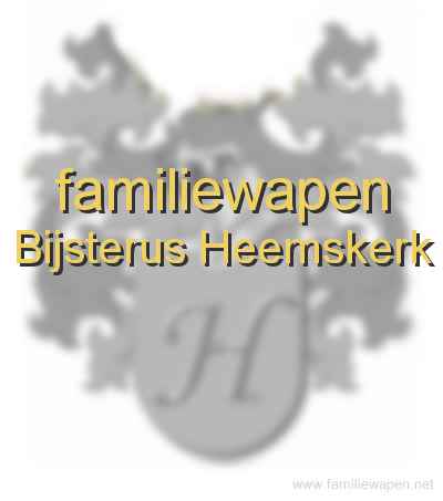 familiewapen Bijsterus Heemskerk